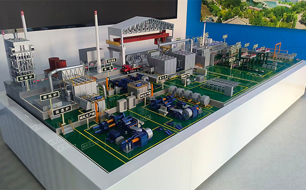 酒钢集团东铝厂-铝材生产线凉州机械模型